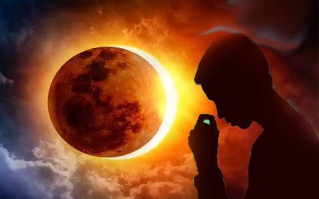 Sun eclipse-Humen