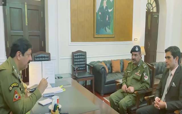 IG meeting with comm lahr and lahore police