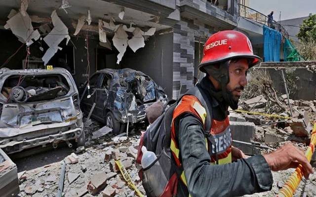 Johar Town Blast viral pictures