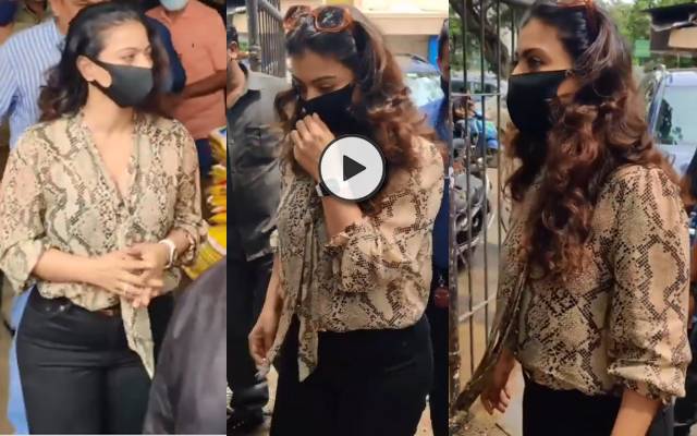 بالی ووڈ اداکارہ کاجول نے فوٹوگرافر کو کیا کہا؟ بیٹی کے ہمراہ ویڈیو وائرل