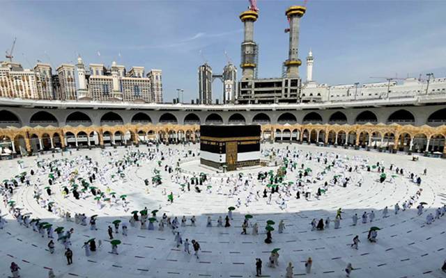مقدس گھڑیاں، حجاج کرام نے طواف قدوم شروع کردیا