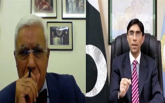  مشیر برائے قومی سلامتی ڈاکٹر معید یوسف نے بھارتی صحافی کو کھری کھری سنا دی