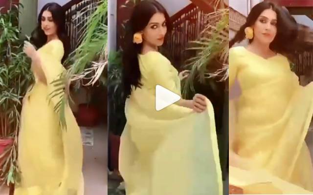 اداکارہ عائزہ خان کی بھارتی گانے پر رقص کرتے ویڈیو وائرل