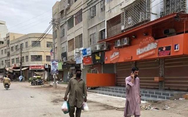 کراچی میں لاک ڈاؤن