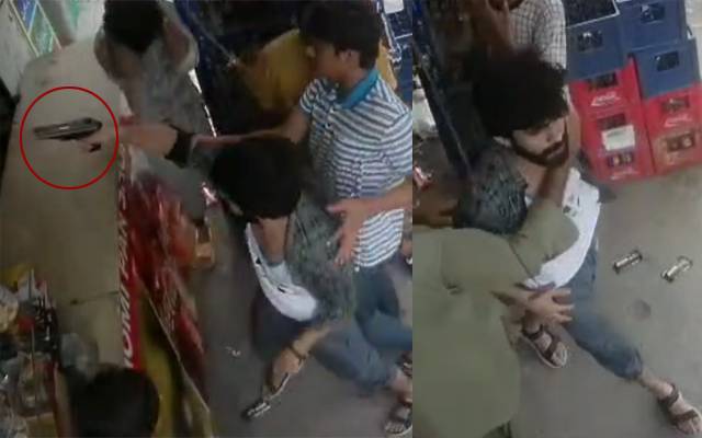 سگریٹ، کولڈ ڈرنکس اُدھار نہ دینے پر دکاندار پر فائرنگ؛ فوٹیج منظر عام پر