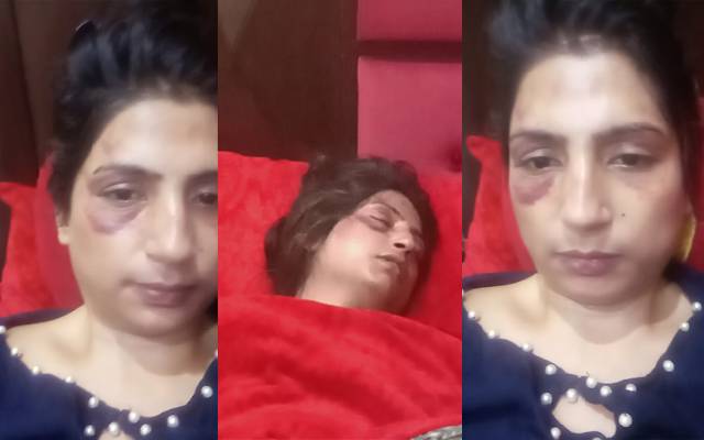 سٹیج اداکارہ دعا چودھری پر بدترین تشدد، فوٹیج منظر عام پر