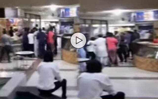 صدیق ٹریڈ سنٹر پر ڈنڈا بردار نامعلوم افراد کا دھاوا
