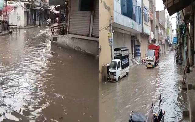  موسلادھار بارش : لاہور یاپھر وینس۔۔۔ پہچاننا مشکل ہوگیا
