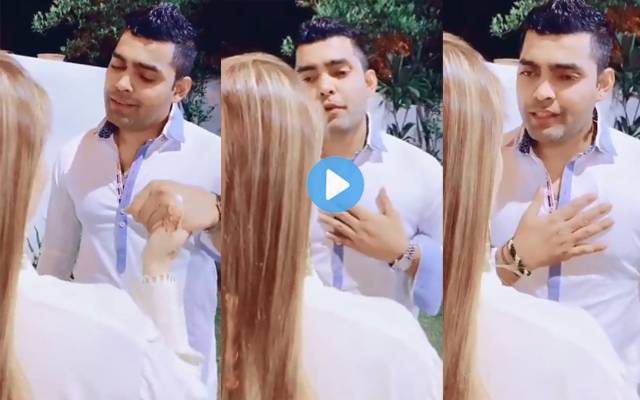 Umar Akmal’s TikTok video with wife