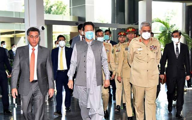Imran Khan visit ISI headquarters