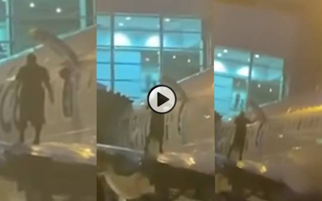 Airline Passenger Jumps Plane
