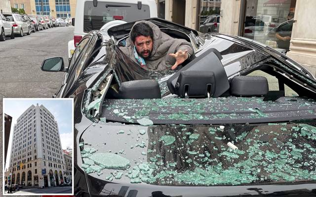 Miracle Man Falling from NJ building 9th floor survived