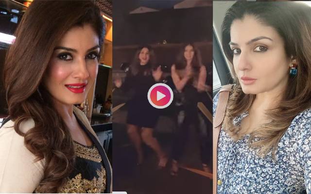 Bollywood star Raveena Tandon and her daughter Rasha Thadani