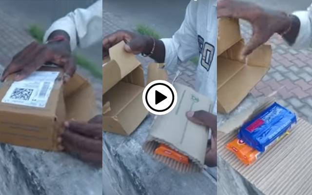 Fraud with man on Ecommerce Website, video viral