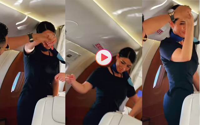 Air Hostess Dance in airline