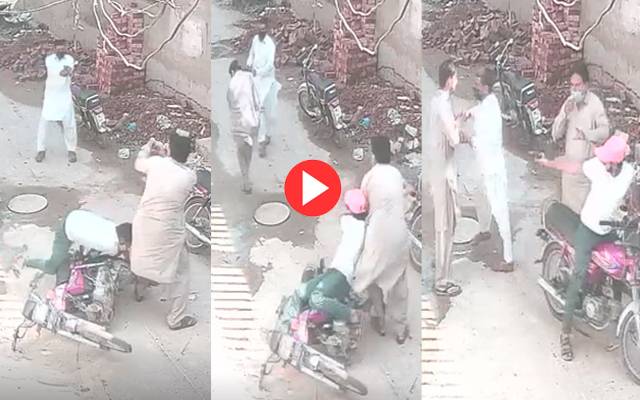thief firing on citizen 