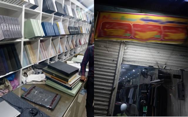 Dacoity in clothes shop