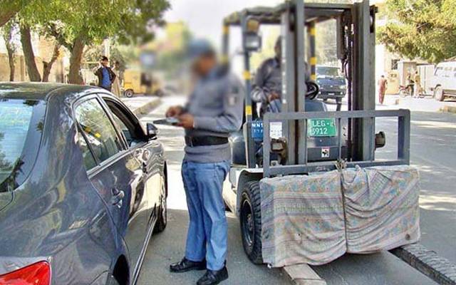 lahore traffic police challan