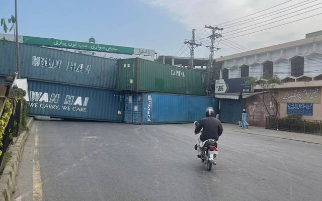 TLP protest strike Lahore