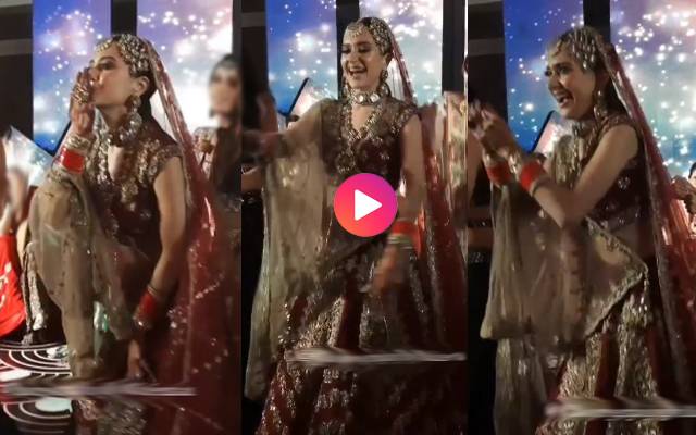 Bride dances to 'Pappu can't dance'