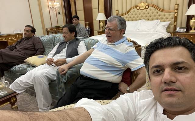 PM Imran Khan Watching match
