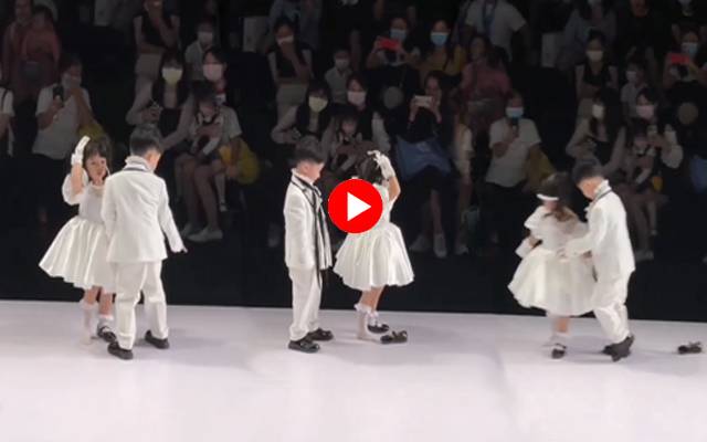 little children ramp walk