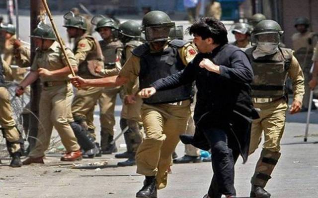 India trying to crush Kashmiries