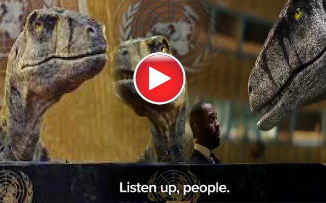 Dinosaur in UN