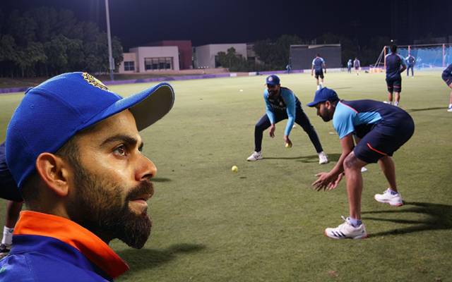 Team India abort practice session 