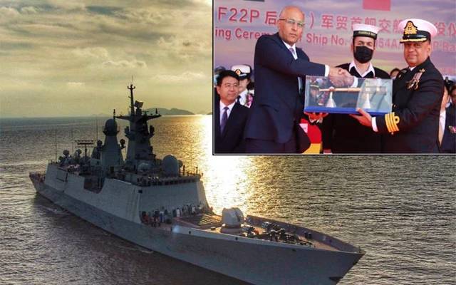 Chinese-made frigate