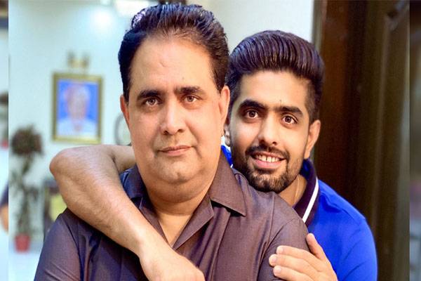 babar azam and father