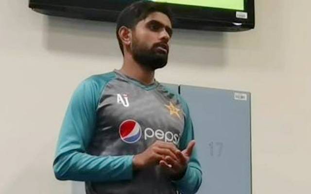 Babar Azam, Saqlain Mushtaq and Matthew Hayden