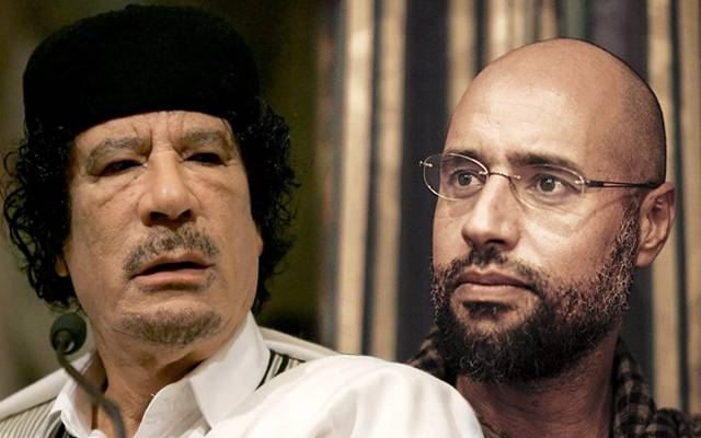 son of Libya’s former leader Muammar Gaddafi