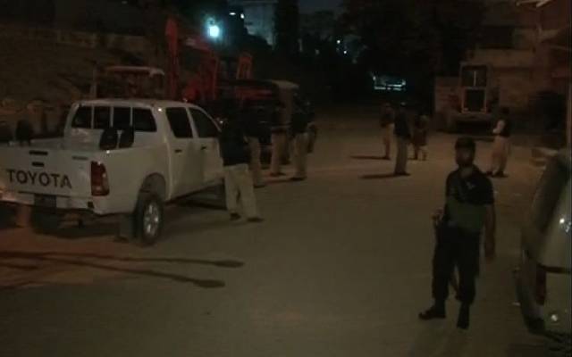Police investigation in Pakistan
