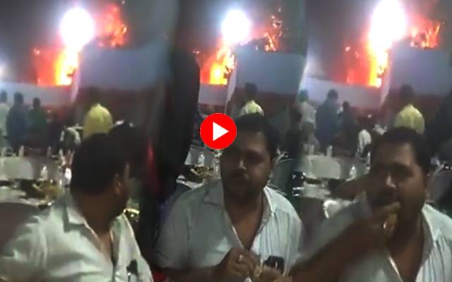 Wedding Ceremony Fire in India