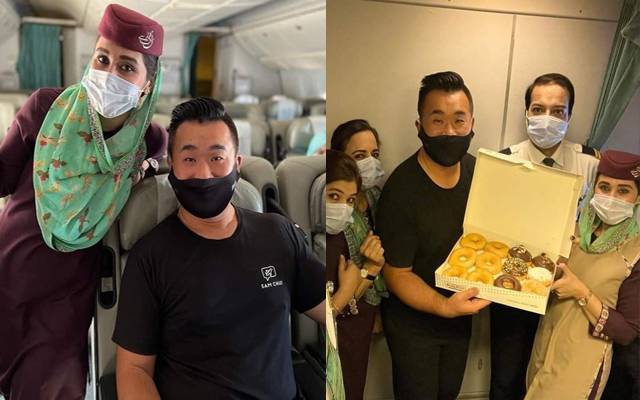 Sam Chui reached to Pakistan