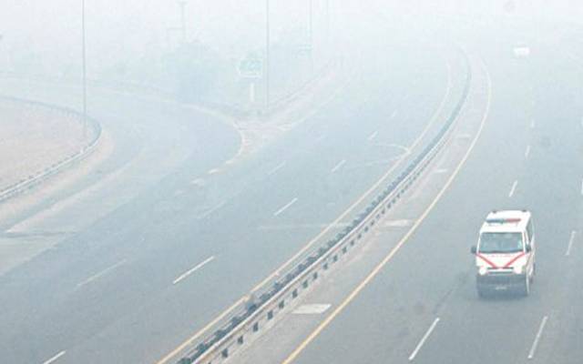 motorway closed due to fog