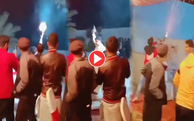 Police constable firing in Mehndi