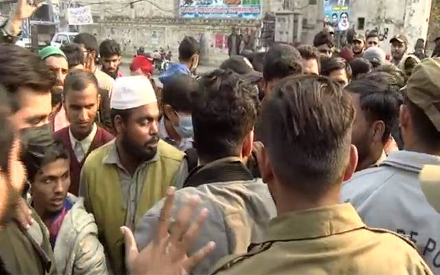 Blind person protest at press club