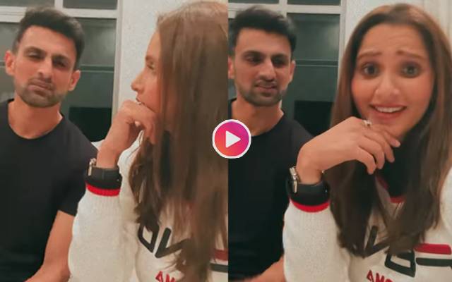 shoaib & sania new video