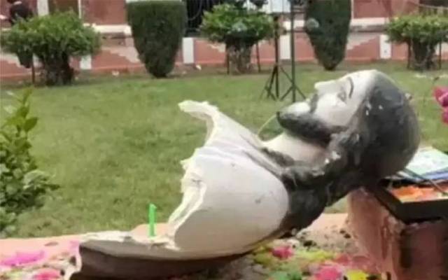 بھارت،اقلیتوں پر مظالم معمول بن گیا، حضرت عیسیٰ کا مجسمہ توڑ دیا گیا