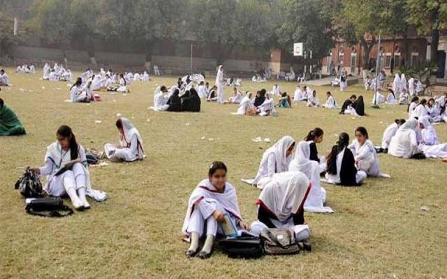 students studying in private and government 