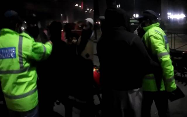 ٹریفک وارڈن کا رکشہ ڈرائیور پر بدترین تشدد