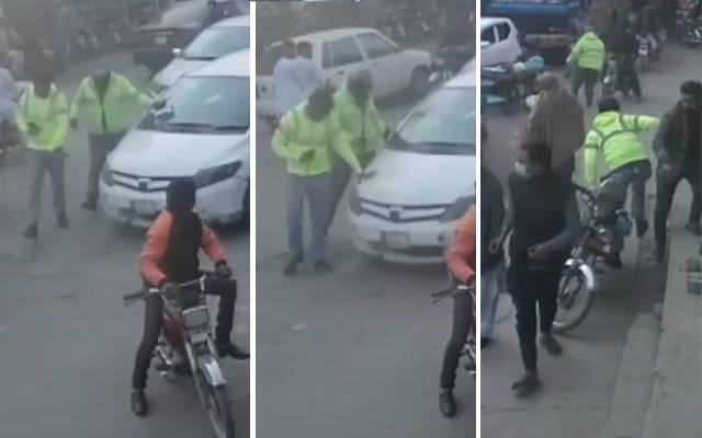 Driver Firing on wardens Lahore