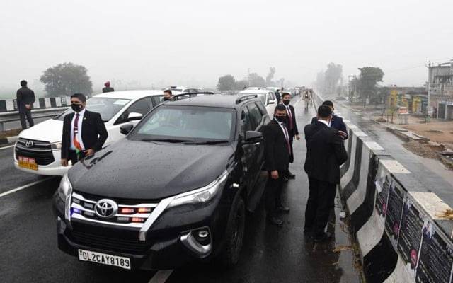 indian pm convoy in punjab