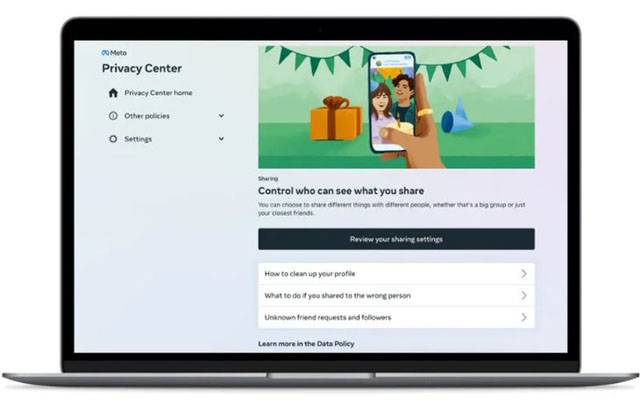 meta,privacy settings