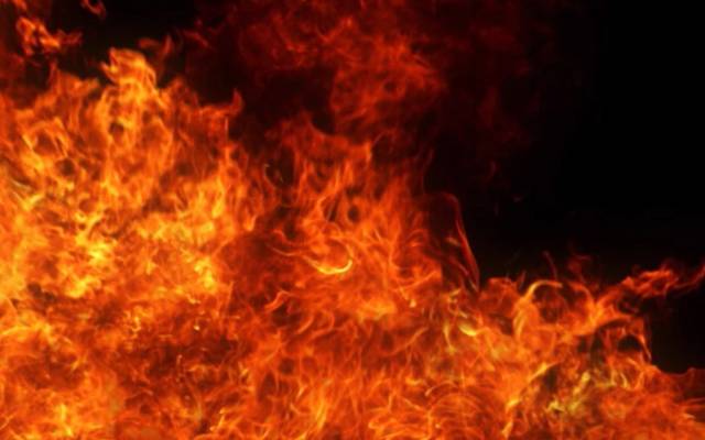 Sabzazar house on fire