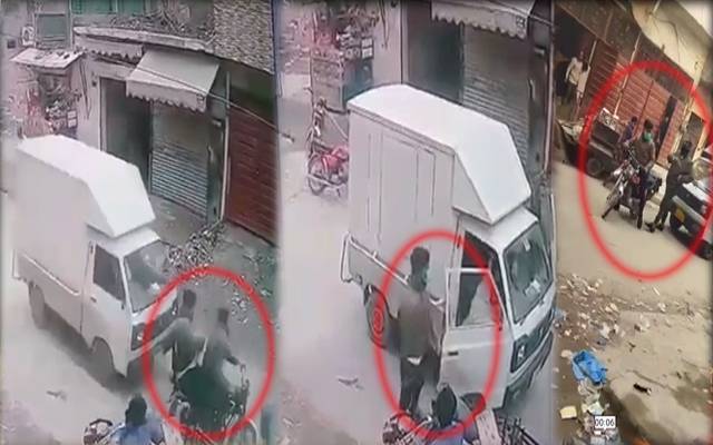 گرین ٹاؤن چوک میں فلمی سین۔۔۔ڈاکو سرعام فائرنگ کرتےرہے