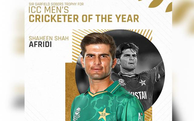 Shaheen Afridi becomes the first ever Pakistan player to win ICC Cricketer of the Year award