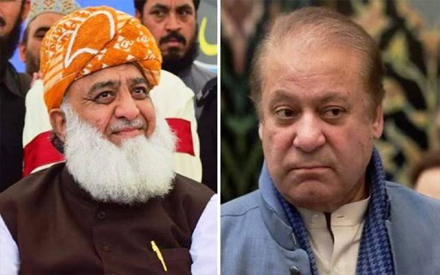 مولانا فضل الرحمان ، نواز شریف کا ٹیلفونک رابطہ ۔۔۔اہم فیصلے